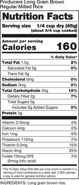 Nutritional Information