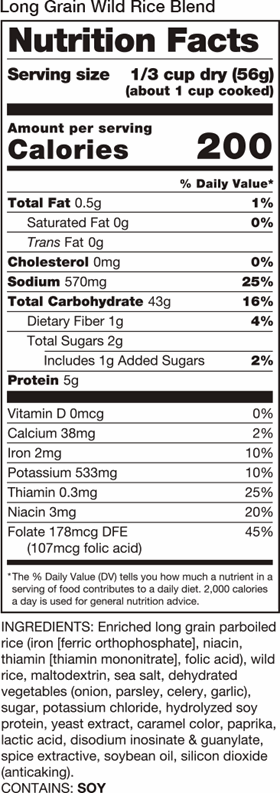 Nutritional Information