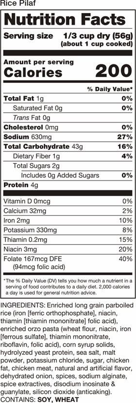 Nutritional Information