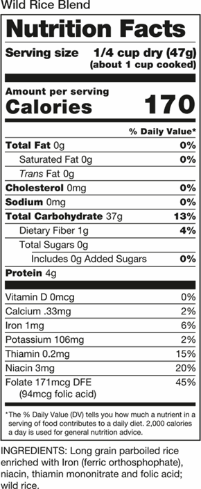 Nutritional Information