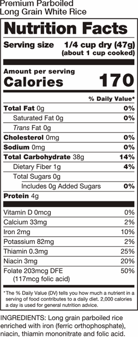 Nutritional Information