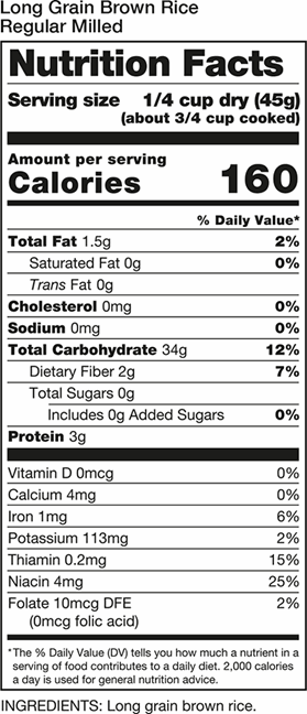 Nutritional Information